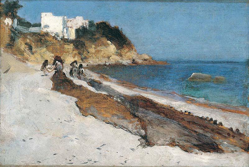 John Singer Sargent Beach Scene oil painting image
